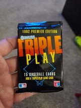 1992 Donruss Premier Edition Triple Play 15 Sealed Packs NOS MLB Baseball - £22.55 GBP