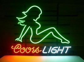 Coors Light Mud Flap Girl Neon Light Sign 17&quot;x14&quot; - £104.21 GBP