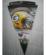 WORLD CHAMPION GREEN BAY PACKERS NFL Licensed Lg Commemorative Pennant-F... - £13.27 GBP