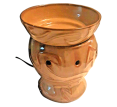 Apollo Scentsy Warmer Tan Brown Plug In Works Ceramic - £24.31 GBP