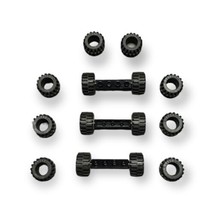 Lego Wheels Tires Axels 6014b 6015 6014bc04 87697 2926 21mm D. x 12mm Mi... - £7.61 GBP