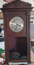 RARE antique German H.A.C. - Hamburg American Corp chime wall clock - $219.52