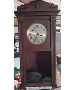 RARE antique German H.A.C. - Hamburg American Corp chime wall clock - £173.63 GBP