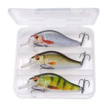 TREHOOK 3pcs 7cm 11g Floating Minnow Fishing Lure Set of Wobblers for Pike  Bait - £54.25 GBP