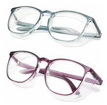 2 Pack Anti-Fog Safety Glasses - UV Protection &amp; Blue Light Blocker for All - $30.64