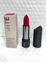 BITE Beauty POWER MOVE Soft Matte Lipstick - HOT  TOMATO - Full Size 0.1... - $24.26