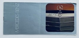 1972 Mercedes-Benz 450 SE Lineup Dealer Showroom Sales Brochure Guide Catalog - $18.95