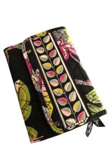 Vera Bradley Moon Blooms Floral Print Quilted Small Trifold Wallet - $16.57