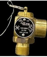 APOLLO VALVES RVS52-50 Safety Relief Valve 1/2" 50 PSI, Brass Finish - $109.88