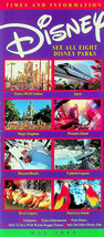 Walt Disney World Brochure - Times &amp; Information for 8 Disney Parks (May... - $14.01