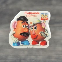 VTG 1999 McDonalds Disney Toy Story 2 Enamel Pin Button Hat Lapel Potato Head - $5.94