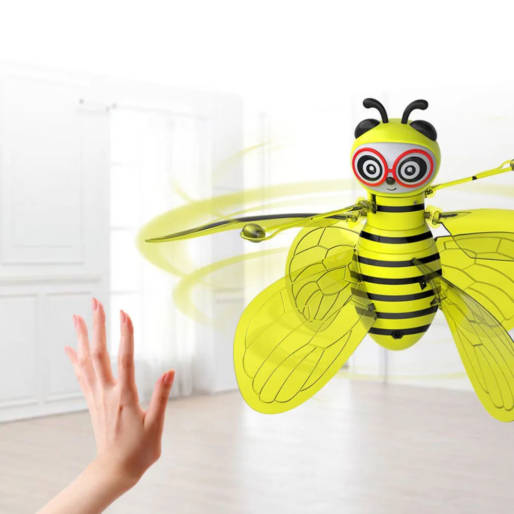 Mini Drone Induction by Hand Bee UFO Toys Kid Drone Induction by Hand Infrared - £19.15 GBP
