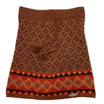 Everest Designs Skirt Womens S Brown Wool Sweater Knit Mini Ski Lodge Re... - $34.46