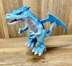 Robo Alive Roaring Ice Dragon Battery Powered Robotic Toy by Zuru - Works - £11.66 GBP