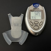 Omron  HJ-112 Walking Style Pocket Pedometer &amp; Clip Tan/Gray w/ New Battery - $187.27 MXN