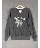 True Religion Gray Sweater Sweatshirt Mens Long Sleeve XL - £37.60 GBP