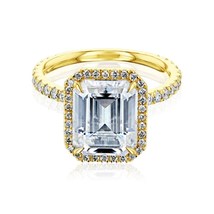 3.17 CT Emerald Cut Vintage Style Dainty Ring, Wedding Ring, Women Gift For Her - £91.24 GBP