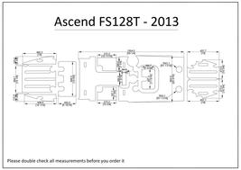 2013 Ascend FS128T Kayak Boat EVA Foam Teak Deck Floor Pad Flooring - £224.67 GBP