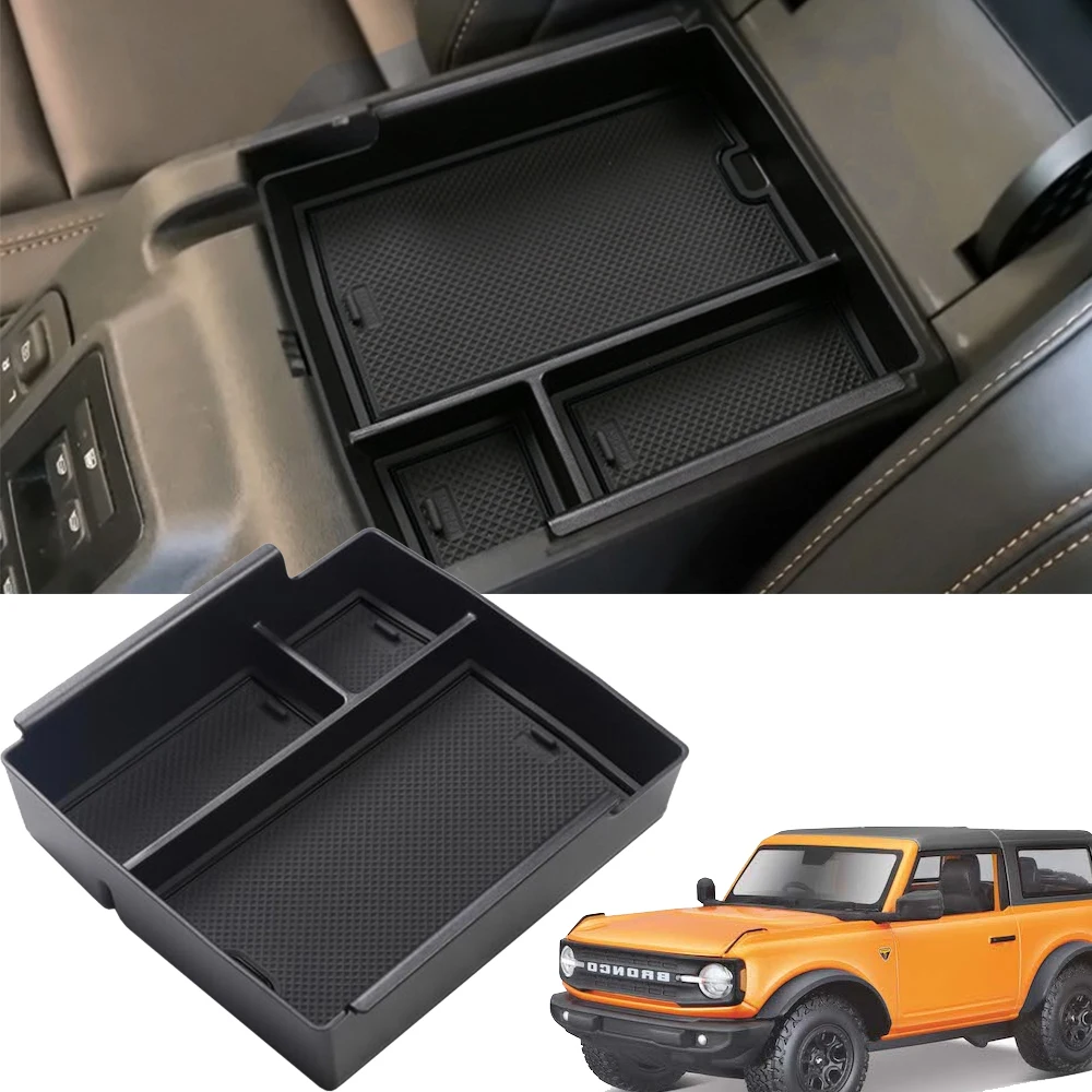 Car Central Console Organizer Armrest Storage Box Tray Container Stowing Tidying - £23.12 GBP