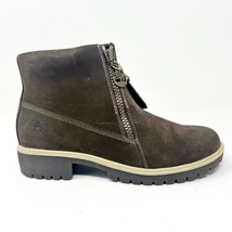 Timberland Premium Waterproof Brown Womens Size 7.5 Zipper Ankle Boots 19354 - £51.91 GBP