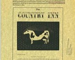 The Country Inn Restaurant  Menu Rice Lake Wisconsin 1980&#39;s - £17.11 GBP