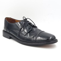 Bostonian Men Cap Toe Derby Oxfords Size US 9.5M Black Leather - £12.40 GBP