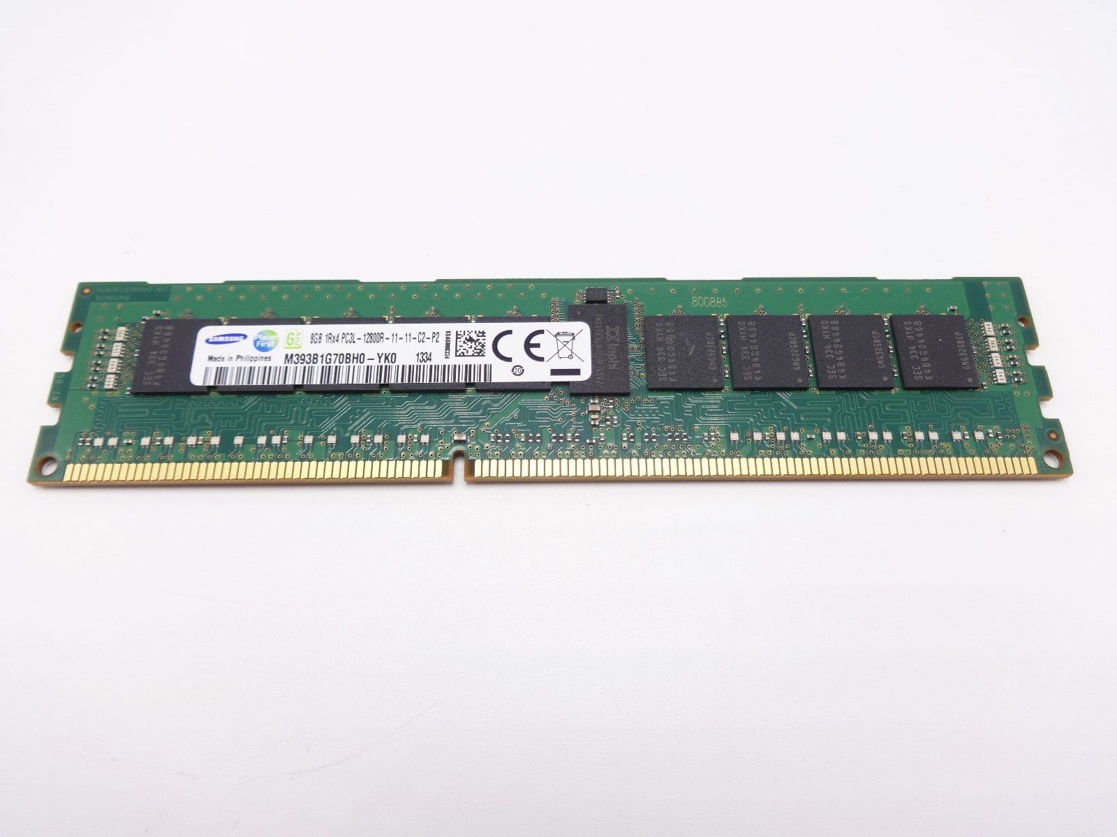SAMSUNG M393B1G70BH0-YK0 8GB PC3L 12800R 1RX4 Memory Dimm - $19.79