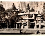 RPPC Yosemite Valley - The Ahwahnee Hotel w Elk 1930s DOPS - $14.80
