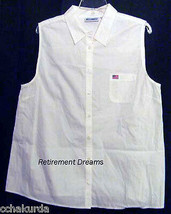 MATERNITY M Womans Top Shirt NEW NURSING White US Flag Medium front pocket - $20.00