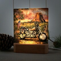 Motorcycle Open Road Led Tabletop Night light image 2