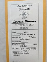 Mad Scientist University Independent Study Course Packet Party Game Expa... - $32.07