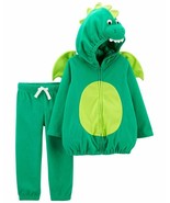 Carter&#39;s Baby Green Dragon Dinosaur Dino Halloween Costume Size 6-9 Months - £17.56 GBP
