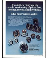 Vintage STEWART-WARNER Racing Gauges &amp; Instruments, 1973 Advertisement +... - $16.22 CAD