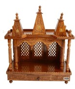 Sheesham Wooden Temple/Mandir/Pooja Ghar for Home/Office 42 X 30 X 15 in... - $459.27