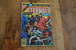 Eternals Annual #1 Marvel Comic Book 1977 Tutinax 1st App VF- 7.0 - $14.50
