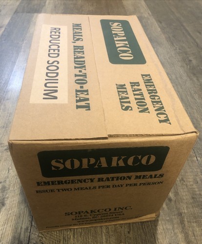 New Sealed Sopakco Emergency Ration Meals Reduced Sodium 06/01/2026 Item image 7