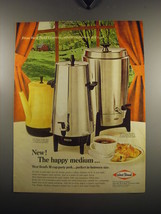 1969 West Bend Coffee Percolator Ad - New! The Happy Medium - £14.78 GBP