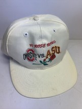 Vintage 1997 Rose Bowl Ohio State Buckeyes vs Arizona Sun Devils Snapback Hat - £15.81 GBP