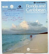 Eastern Airlines Florida Caribbean Brochure 1971 Jamaica Puerto Rico Bah... - $17.82