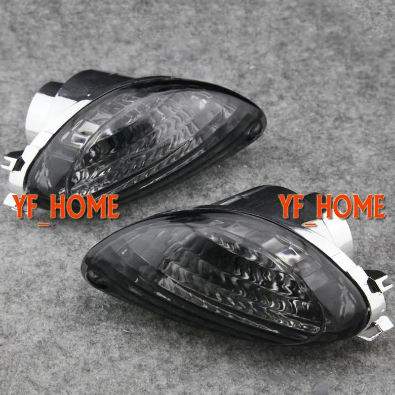Motorcycle Rear Turn Signals Light Indicator Blinkers Lens Cover Housing    Haya - £647.58 GBP