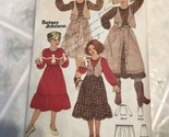 Vtg Butterick Pattern #6180 Size 10 Betsy Johnson Girl&#39;s Blouse Petticoa... - $18.27