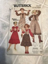 Vtg Butterick Pattern #6180 Size 10 Betsy Johnson Girl&#39;s Blouse Petticoat Vest  - £14.55 GBP