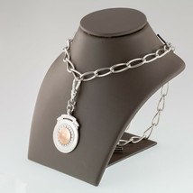 J.W. Ltd. Sterling Silver Pendant with Chain and Toggle Clasp - £95.25 GBP