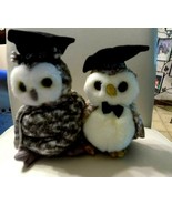 Ty beanie baby Owls Smart class of 2001 &amp; Smarter class of 2002 - £10.21 GBP