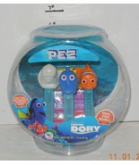 PEZ Disney Finding Dory 3 Dispenser Gift Set with usable Plastic Fish Bowl - £18.19 GBP