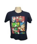 2013 Nintendo Super Mario Characters Kids Large Blue TShirt Toad Yoshi L... - $19.80