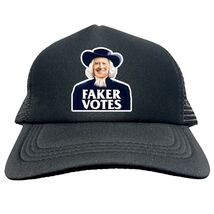 FAKER VOTES BIDEN TRUMP FUNNY Trucker Hat Cap Foam Baseball HF0215 - $15.83