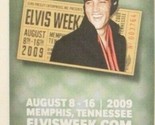 Elvis Presley Brochure  Elvis Week 2009 Memphis Tennessee BRO2 - £3.88 GBP