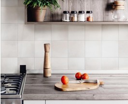 Merola Tile Matter Bone 6&quot; x 6&quot; Porcelain Floor and Wall Tile Case of 25... - $1,387.13 MXN