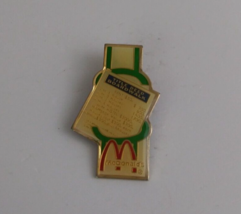 McDonald&#39;s Monopoly Boardwalk Deed McDonald&#39;s Employee Lapel Hat Pin - $7.28